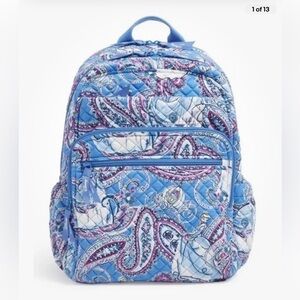 Vera Bradley Disney XL Campus Backpack - Cinderella Paisley NWT